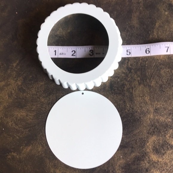 NWOT Quiche tartlet pie flutted pans light mint green non stick removable bottom - Picture 2 of 12